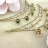 Cream Pearl Jhumki Sahara
