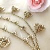 Cream Pearl Jhumki Sahara - Image 2