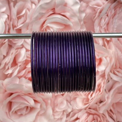 Dark Purple Matt Aluminium Bangles