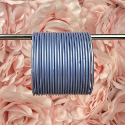 Steel Blue Matt Aluminium Bangles