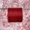 Red Matt Aluminium Bangles
