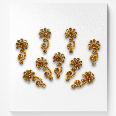 Gold Flower Bindi