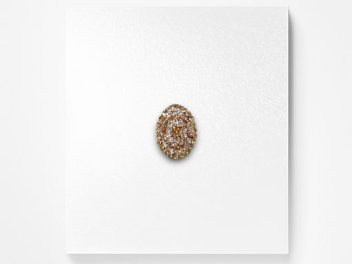 Gold and Silver Oval Bindi