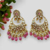 Rani Golden Gleam Beaded Earring & Tikka Set - Image 3