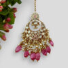 Rani Golden Gleam Beaded Earring & Tikka Set - Image 2