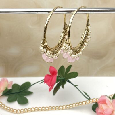 Pearl Hoop Earrings