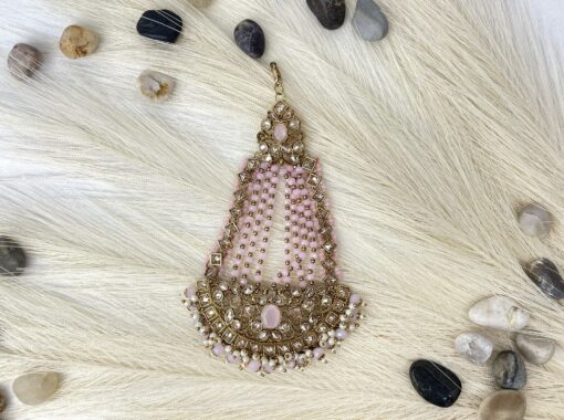 Pink and Gold Pasa/ Jhumar