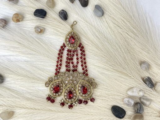 Red and Gold Pasa/ Jhumar