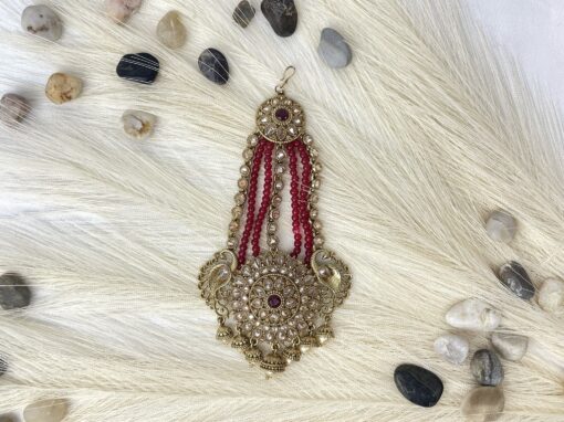Red and Gold Pasa/ Jhumar