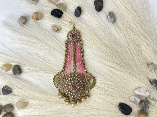 Pink and Gold Pasa/ Jhumar