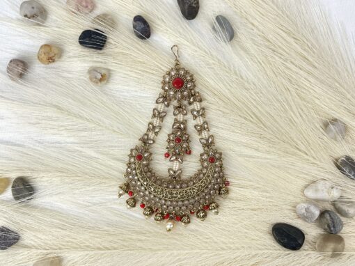 Small Red and Gold Pasa/ Jhumar