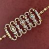 Rainbow Gold Crystal Large Statement Bracelet