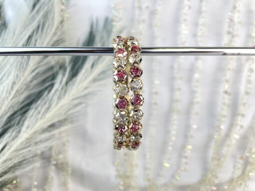 Dainty Pink Crystal Kara