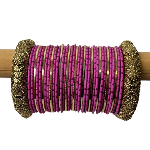 Rani with Gold handmade look kara set