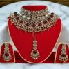 Rubi With White Noor-e Mumtaz Choker set