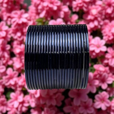 Navy Blue Shiny Bangles – Set of 24 | Indian Traditional Jewellery