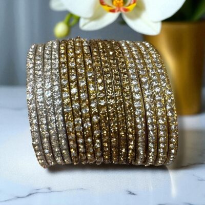 Single Line Aluminum Bangles, Perfect for Mixing, Stacking, Bridal & Party Jewellry, Everyday Women Accessories