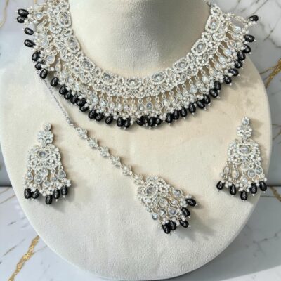 Veloura Crown Luxury Crystal Bridal Jewellery Set